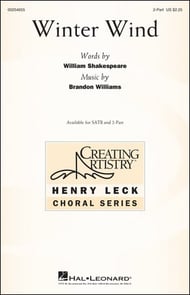 Winter Wind SA choral sheet music cover Thumbnail